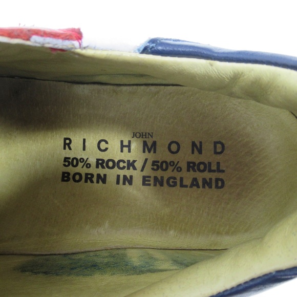 John Richmond Women's Low Top Leather Sneaker Multicolor 7.5 US / 6.5 UK / 38 EU - Picture 11 of 12